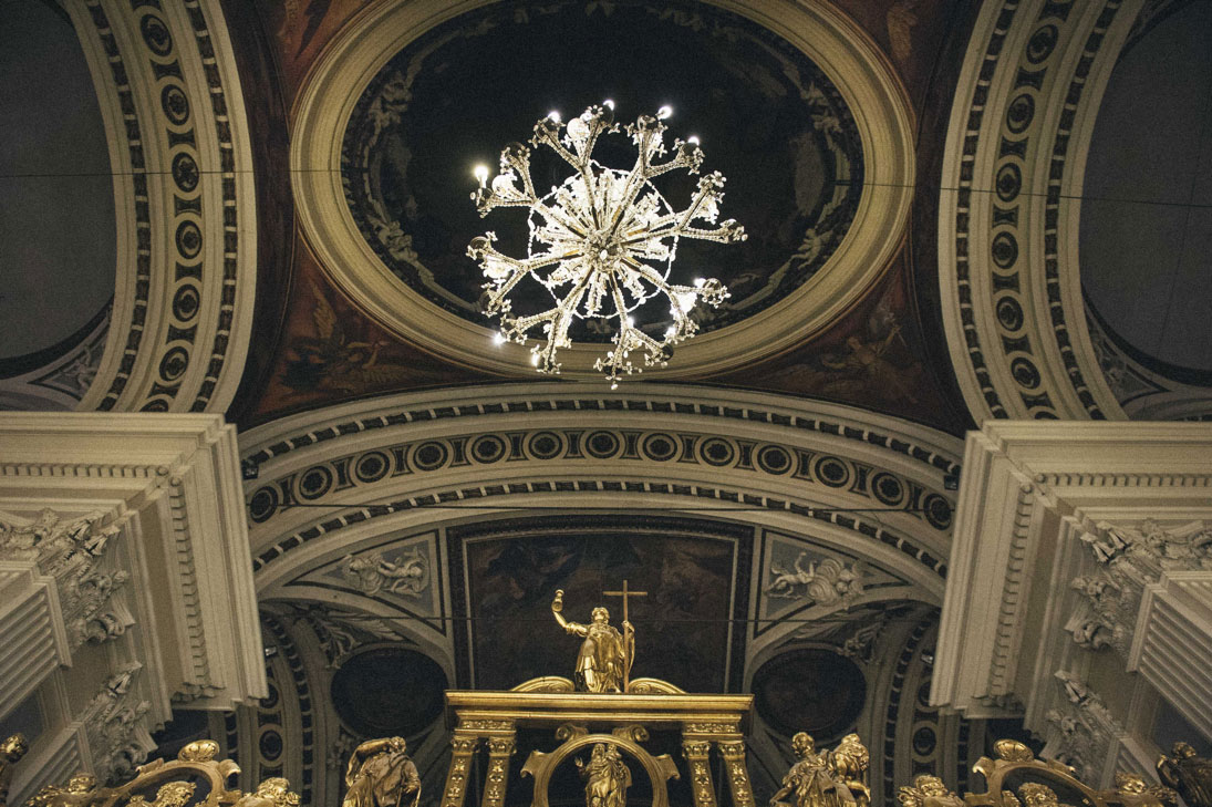 Vista desde el órgano de la catedral basílica del Pilar